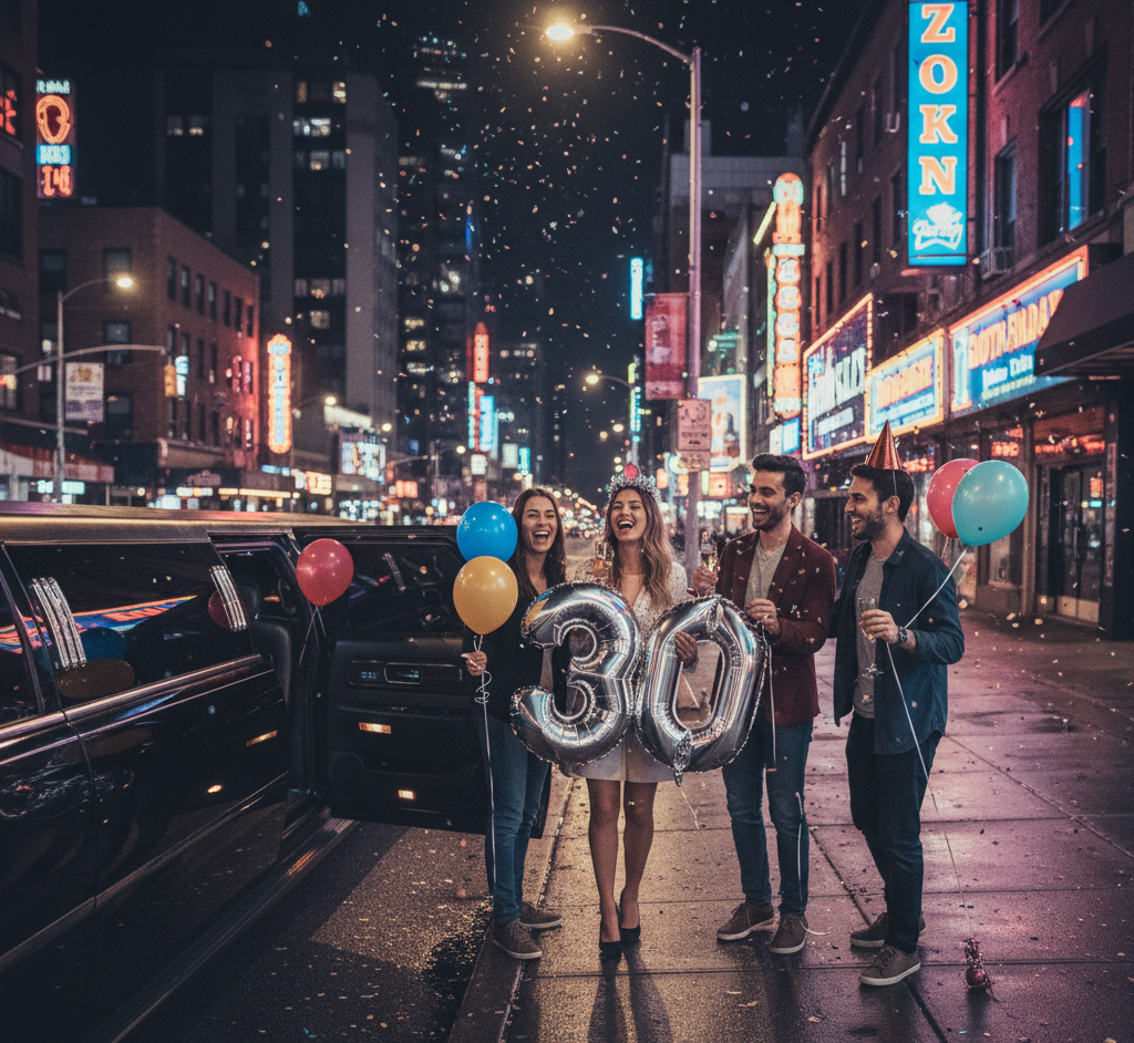 Birthday Limousine Service in New Jersey